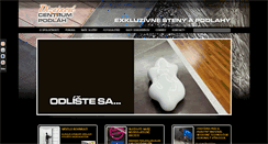 Desktop Screenshot of dizajnovecentrumpodlah.sk